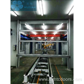 Customized fast rolling shutter door